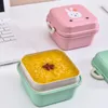 Dinnerware Sets Double-Layer Lunch Box Bento Boxes Portable Picnic Fruit Container Kid Childen Student Cute Lunchbox Kitchen