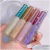 Тени для век 1/4pcs Жидкие тени для век Set Crystal Diamond Palette Shimmer блеск выделения Metallic Drop Health Beauty Makeup Dhy7z