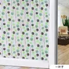 Window Stickers Tree And Leaves Frosted Opaque Glass Film For Privacy Adhesive Home Decor Mixed Color Bedroom 500cm