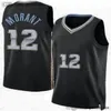 Ja Morant Basketball jerseys Grizzlie Jersey 2023-24 edition City White Black