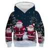 Felpe con cappuccio Felpe Neonati maschi Vestiti natalizi Felpe con cappuccio autunno inverno Pullover Bambini Natale Felpe con cappuccio Babbo Natale Felpa Abbigliamento per bambini 230111