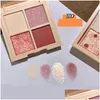 Eye Shadow Color Colorf Soft Eyeshadow Glittery Makeup Palettes Glitter For Face Professional Cosmetics Maquiagemeyeeye Drop Deliver Dhxnw