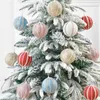 Decorazione per feste 8 cm Funl Fall Christmas Balls Ornament for Tree Shatter Aoffh Implece Ball Holiday Nove Wedding Decor D0LD D0LD
