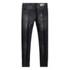 Jeans da uomo firmati jeans Designer Autunno nuove lettere da uomo stampate trapano a caldo slim fit tubo dritto tendenza moda per il tempo libero e pantaloni lavati multiuso 5ALJ W8L3