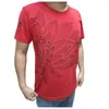 Män t-shirt blommor het diamant designer strass ny mode sommar casual bomullstoppar tee rund hals male kläder m-5xl