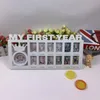 Souvenirs MyFirst Year Baby Keepsake Frame 0 12 Mois Photos P o Souvenirs Infant Growing Memory Gift 230111