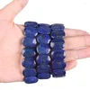 Urok bransolety mężczyzna Kobiety kamień naturalny lapis lazuli koraliki elastyczne ropę bransoletki ręcznie robione energia biżuterii