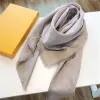 Designer Scarf Classic Cashmere Wool Scarves Woman Scarfs Fashion Thick Scarves sjal Storlek 140x140cm utan låda A44K