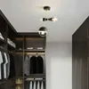 Lámparas colgantes posmoderno creativo 3 cabezas araña pasillo techo dormitorio restaurante cocina colgante negro oro decoración del hogar accesorios
