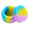 Whole 2ML 500pcs Lot silicone Non-stick Dabs wax jar containers dry herb storage Box oil holder jars small bottle294w