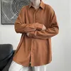 Men's Casual Shirts Summer Solid Shirt Men Long Sleeve High Quality Business White Man Luxury Breathable Masculina Clothes Classic Button Top 230111