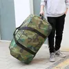Duffel Bags Large-capacity 158 Air Checked Bag Overseas Study Suitcase Airplane Box Folding Wheeled Travel Man