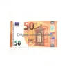 Autres fournitures de fête festives Bar Prop Faux Billet 10 20 50 100 200 500 Euro Film Fake Money Jouets pour enfants ADT Jeu 100PC Dhgarden DhsppGD0K