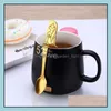 Spoons Creative Mermaid Serving Mixing Spoon Stainless Steel Honey Tea For Party Novelty Souvenir Coffee Stirring Scoop Drop Deliver Dh0Kh