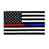 Banner Flags Quality Us Stock Wholesale 90X150Cm Law Enforcement Officers Usa American Police Thin Blue Line 3X5Fts Flag War Drop De Dhkr9