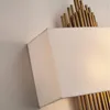 Lampa ścienna postmodernistyczna retro inżynieria światła projektant designerska tkanina pokrywka żelaza el dioda Lightwall