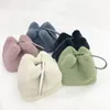 Marsupi Faux Plush Ladies Shoulder Bucket Crossbody Bag Clutch Purse Sac A Main Bolsas Luxury Designer Handbags For Women