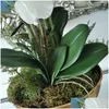 Dekorative Blumen Kränze Seide Künstliche Schmetterling Ork Blumenstrauß Phalaenopsis Fake Home Hochzeitsdekoration DIY Handwerk Drop DHSYA