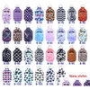 Keychains Lanyards 117 New Styles Neoprene Hand Sanitizer Bottle Holder Keychain Bags 30Ml Bottles With Baseball Butterfly Leopard Dhqpy