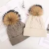 Bérets vendant des chapeaux de cachemire pour chapeau d'hiver pour la mode unisexe torsion en laine tricot chaude feme femme solide couverture adulte capuchon