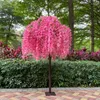 Decorative Flowers Wisteria Tree Hanging Artificial Wedding Banquet Table Center Decoration El Family Garden Christmas