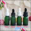 Packing Bottles 10Ml Reagent Eye Dropper Drop Amber Glass Aromatherapy Liquid Pipette Essential Oils Travel Pot Refillable 12Pcs Del Ot32O