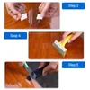 Window Stickers Transparent Self Adhesive Furniture Film HD Desktop Protective Heat Resistant Sticker 2023