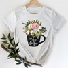 Women's T Shirts T-shirts Women 2023 Cartoon Sweet Vacation Cute Spring Fashion Clothes Stylish Tshirt Top Lady Print Sexy Tee