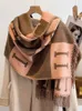 Hijab für Männer Designer Mode Schal und Frauen 180-65 cm Kaschmir Marke Brief Jacquard Schals Großhandel Preis Schal Br