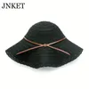 Brede rand hoeden damesstro hoed kanten sunbonnet strand outdoor reizen sunhat zomer grote opvouwbare pet chapeu