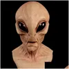 Party Masks Halloween Alien Mask Scary Horrible Horror Supersoft Magic Py Decoration Funny Cosplay Prop Drop Delivery Home Garden Fe Dhkp1