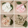Decorative Flowers 5Pc/lot Artificial Hydrangea Bride Holding Flower Home Decor Bedroom Display Outdoor Garden Decoration Craft Flores Party