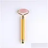 Face Massager Dropshipp Halloween Promotion 24K Golden Jade Beauty Bar Vibrators Lifting Slimming Helper Electric Roller Mas Stick D Dhrxk