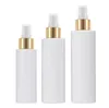 100ml 150ml 200ml white spray pump bottles containersempty plastic bottle for cosmetic packaging