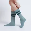 Sports Socks Alo Women Yoga Socks Women's Indoor Fiess Dance Non Slip Silicone Sole Middle Tube Yoga Socks-18