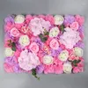 Decoratieve bloemen kunstmatige bloem diy achtergrond muur decoratie roze outdoor celebration set up rekwisieten bruiloft roze rozen