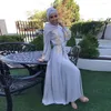 Ubranie etniczne koralika Kaftan Dubai Abaya Turcja muzułmańskie kobiety hijab maxi impreza sukienka islam caftan marocain sukienki vestidos femme muulman