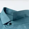 Chemises décontractées pour hommes MLSHP Été Hommes de luxe imprimé à manches courtes Smart Mince Mâle Robe Mode Simple Slim Fit Homme 3XL