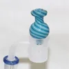 Smoking Accessories US Color Wig Wag Glass Bubble Carb Cap With 28mm OD Portable Reversal Suit For Quartz Banger Nails