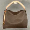 Klassische Designer-Taschen, Umhängetaschen, Damen-Umhängetasche, geprägt, Handtasche, Damen-Umhängetasche, bedruckt, braune Blumen-Tragetasche mit Staubbeutel KS6899