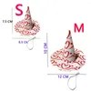 Hondenkleding stof valentijnsdag huisdieren hoeden verstelbare driedimensionaal ontwerp hartvormige bedrukte pet voor katten vogels slangen honden