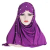 民族衣類女性ヘッドスカーフラップイスラム教徒のショールイスラムカバーファッションイスラム教ヒジャーブキャップスカーフ