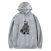 Men's Hoodies Fashion Autumn/winter Men/women Creepypasta Sweatshirts Unique Warm All-match Gray Pullover