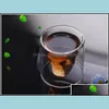 Bicchieri da vino 25Ml Cup Skl Glass S Birra Whisky Decorazione di Halloween Festa creativa Bicchieri trasparenti Bere Drop Delivery Home Otl2W