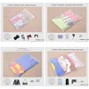 Gift Wrap Matte Frosted Travel Storage Custom Size Pouches Sealed Waterproof Transparent Bags For Clothing1 Drop Delivery Home Garde Dhqrt