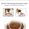 Dog Bowls Feeders Pet UFO Dispenser Interactive Puzzle Press Food Toys For Cat Njut av långsam utfodringsträning stort medium 230111