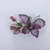 Hair Clips Barrettes Flower Back Head Large Women's Copper Wire Accessories Simple Butterfly pin Horizontal 230112