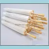 Parasole 60 sztuk parasole ślubne dla nowożeńców biała księga przedmioty kosmetyczne chiński Mini Craft parasol średnica 60Cm Sn4664 Drop Delivery Home Dhr06