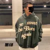 24ss Hoodies voor heren Sweatshirts CPFM Ye Must Be Born Again Hoodie Heren Dames 1. Hoge kwaliteit trui Sweatshirts van zware stof Borduurkap td8