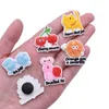 2023 PVC Charcs Charms Cartoon Fruit Animal Shoe Charm Clog Garden Shoes Flower Flower Fashion Associor